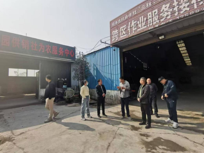 市供销合作社到民权县调研农业社会化服务和为农服务中心建设工作情况